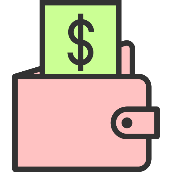 Wallet With Money Svg File