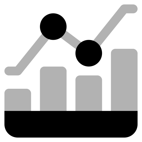 Statistic Graph Chart Growth Finance Svg File