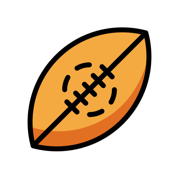 Rugby Football Svg File