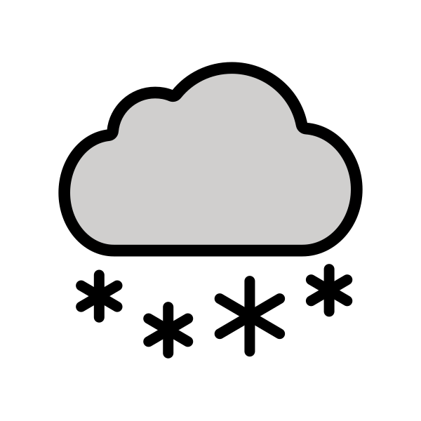 Cloud With Snow Svg File