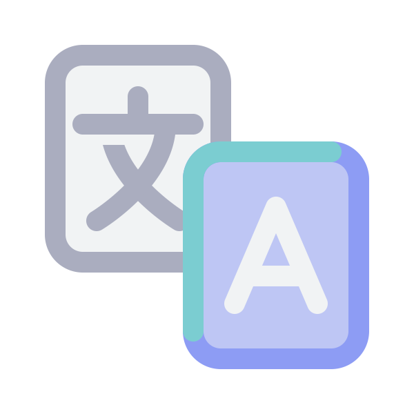 Translate Language Alphabet Font Svg File