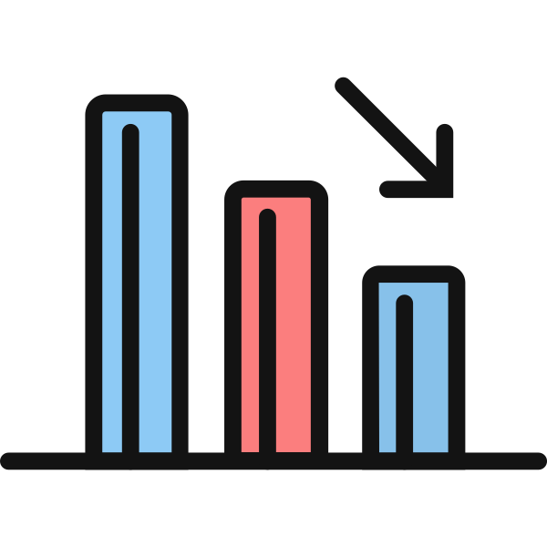 Decline In Performance Svg File