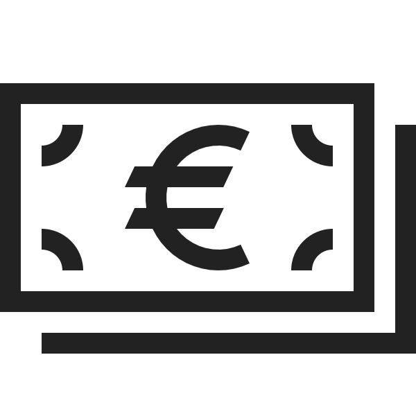 Banknotes Euro Money Currency Finance Payment Svg File