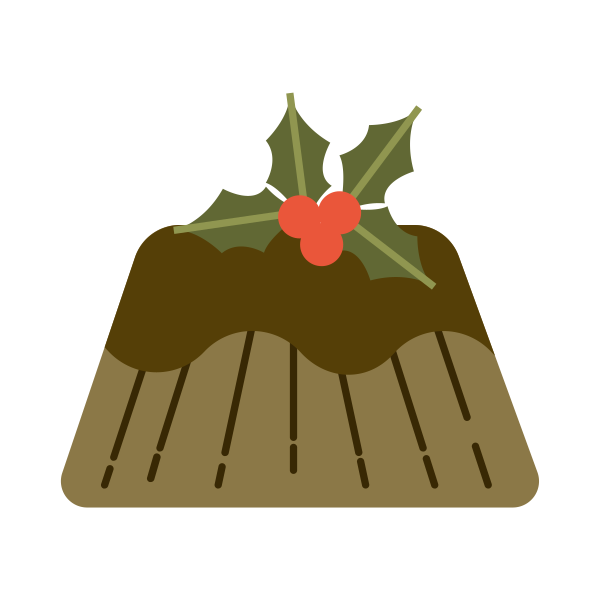 Cake Christmas Dessert 2 Svg File