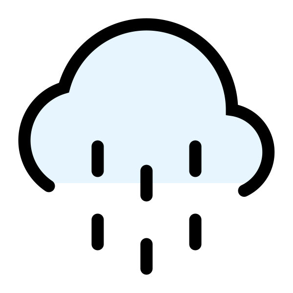 Cloud Drizzle Svg File