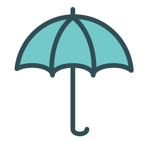 Rain Umbrella Svg File