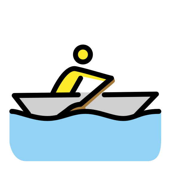 Man Rowing Boat Svg File