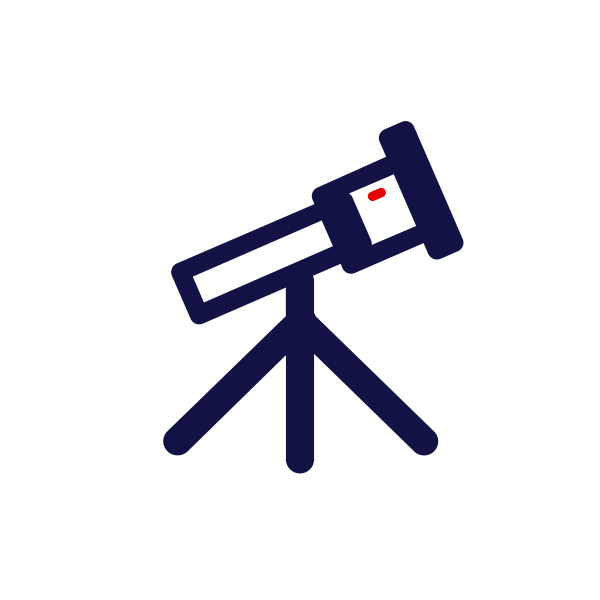 望远镜 Svg File