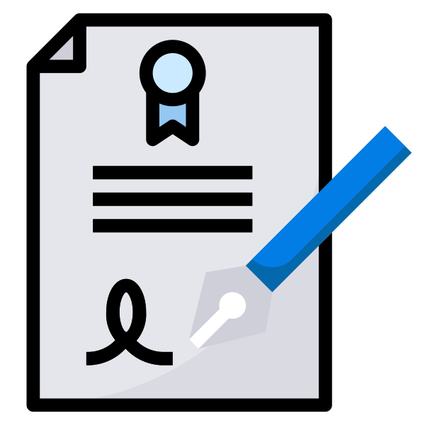 Agreement Certification Contract Svg File