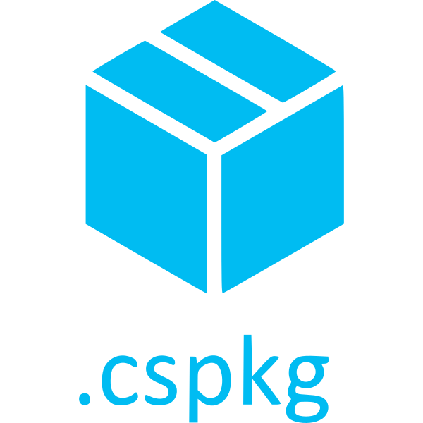 Cspkg Cloud Service Package Svg File
