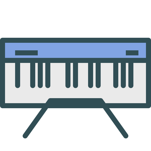 Music Keyboard Svg File