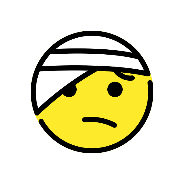 Face With Head Bandage Svg File