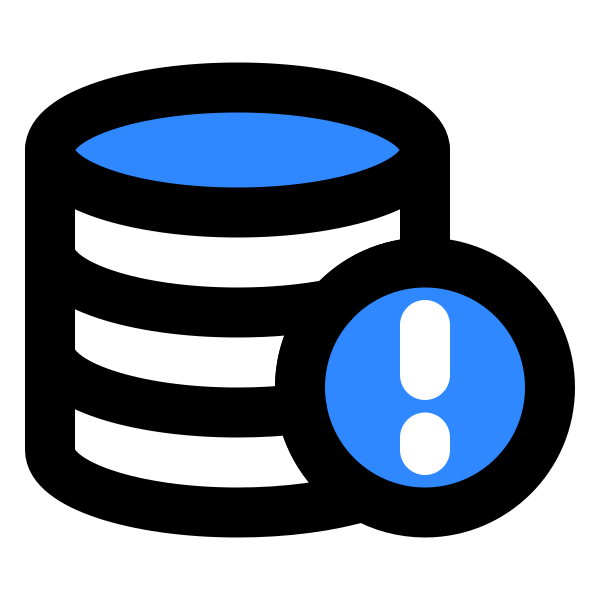 Database Alert Svg File