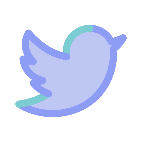 Twitter Social Media Bird Svg File