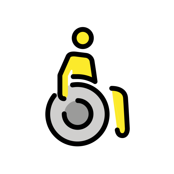 Man In Manual Wheelchair Svg File