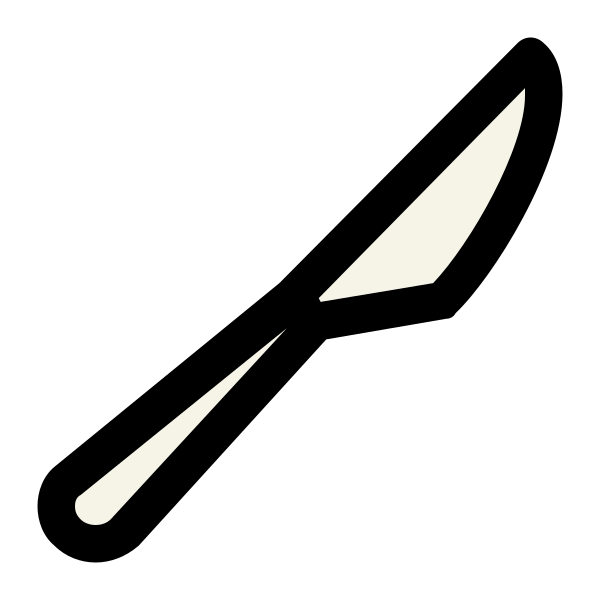 Knife Breakfast Svg File