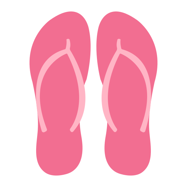 Summer Slippers Chappal Svg File