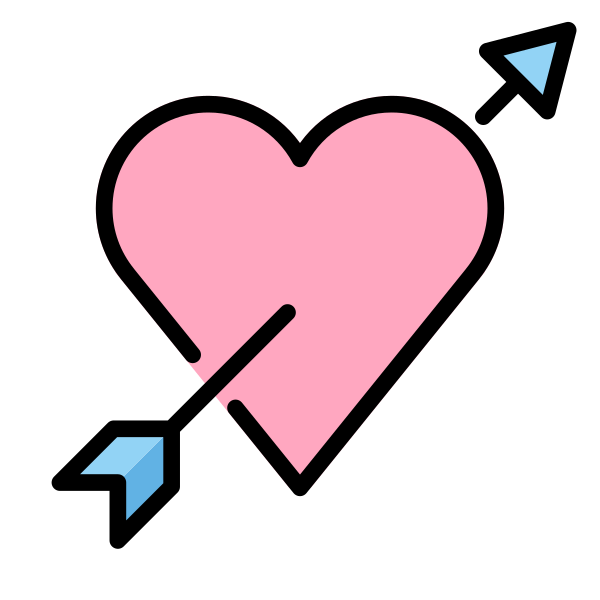 Heart With Arrow Svg File