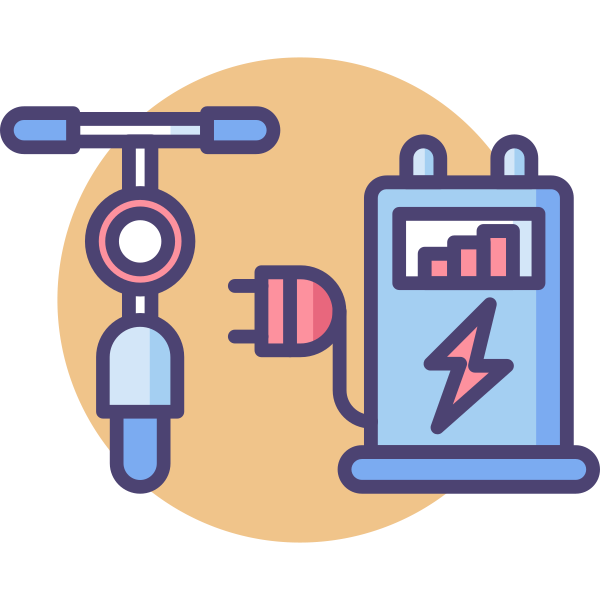 Bike Charging Station Svg File