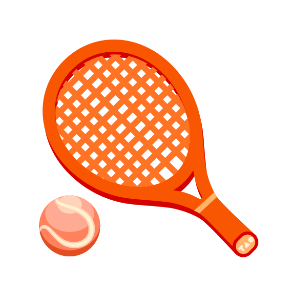 网球tennis运动 Svg File