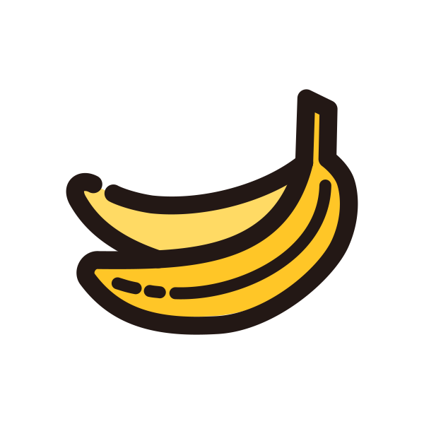香蕉 Svg File