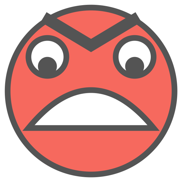 Face Angry Svg File