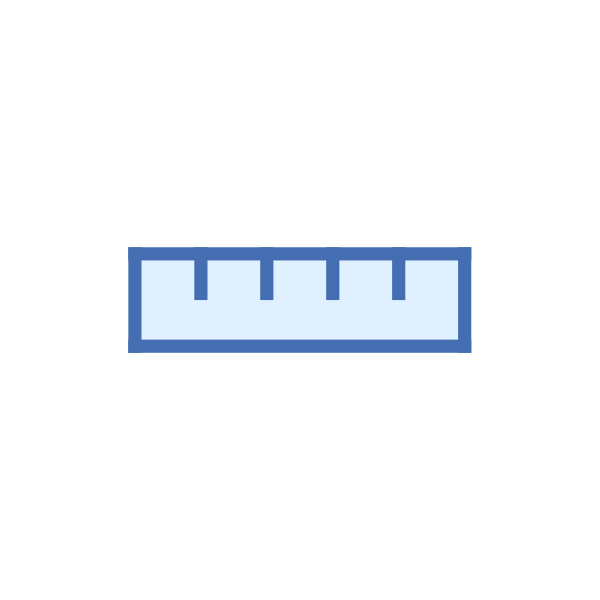 Horizontal Ruler SVG File Svg File