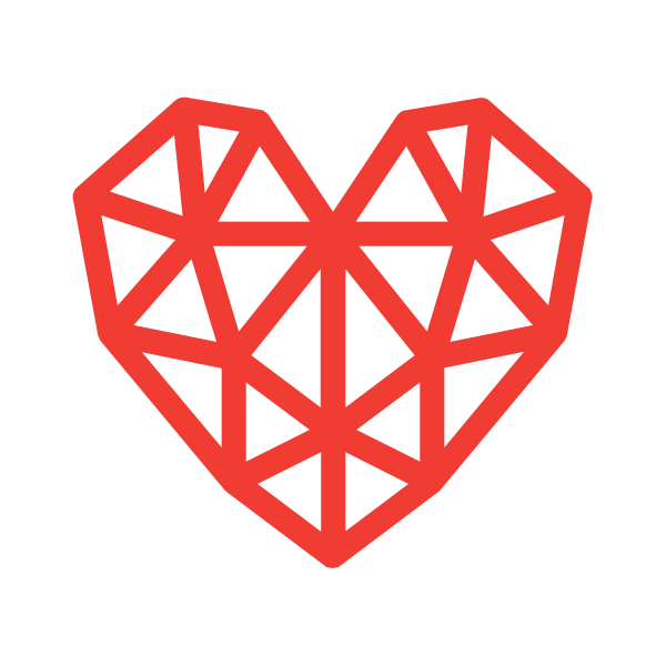 Geometric Heart Hearts 2 Svg File