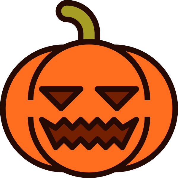 Emoji Pumpkin Halloween 32 Svg File