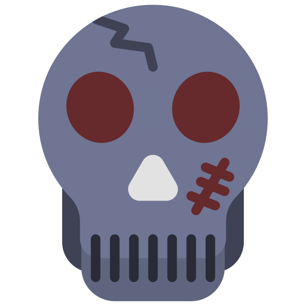 Skull Horror Svg File