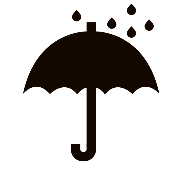 避免雨淋 Svg File