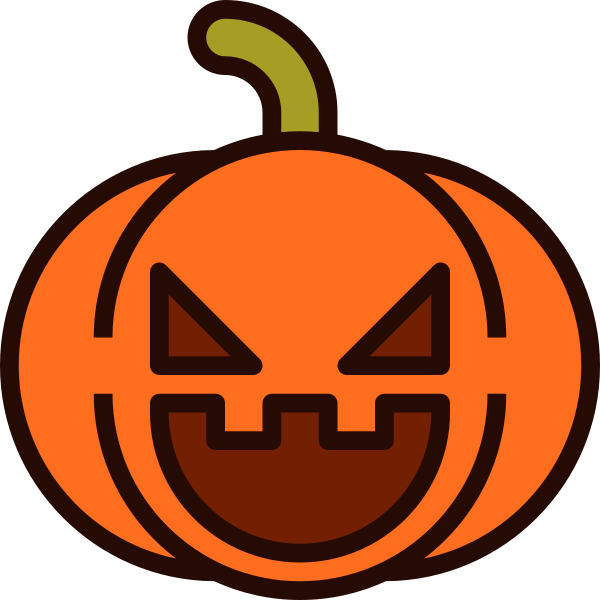 Emoji Pumpkin Halloween 28 SVG File Svg File