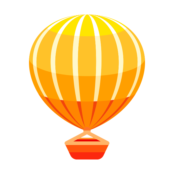 旅行热气球环球冒险 Svg File