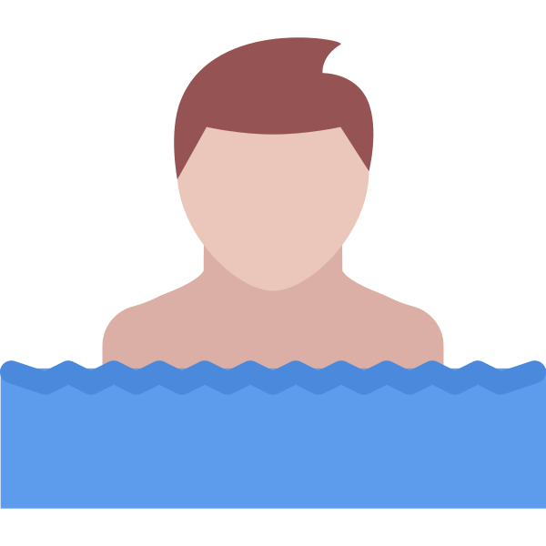 Swimming Boy Svg File