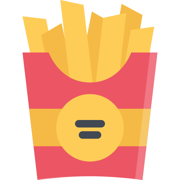 French Fries Svg File