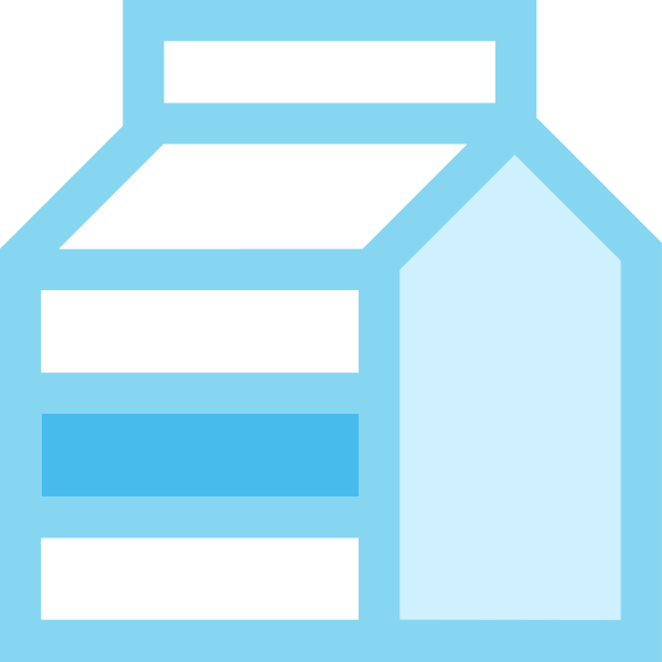 Icon Milk Coloured Svg File