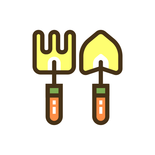 Fork Trowel Svg File