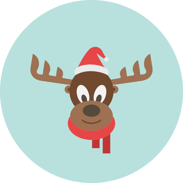 SantaReindeer Svg File