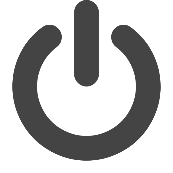 Power Off Svg File