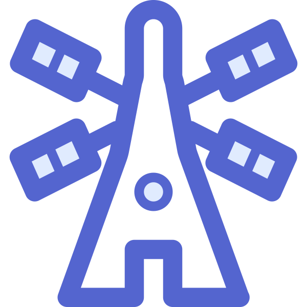 Sharp Icons Windmill Svg File