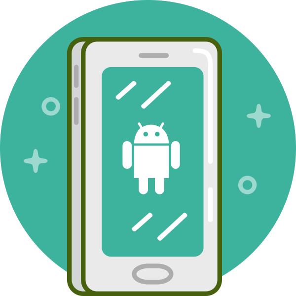 Phone Android Svg File