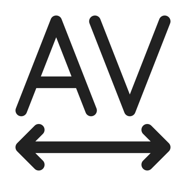 FontSpaceTrackingOut Svg File