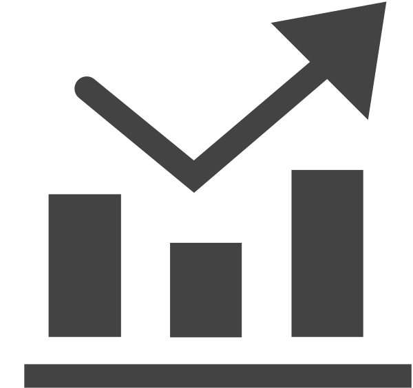 siglyphchartcolumnincrease Svg File