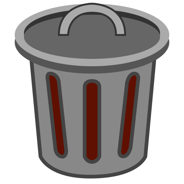 Trash Full Svg File