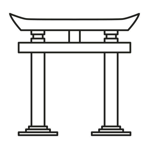 Japan Tori I Gate Svg File