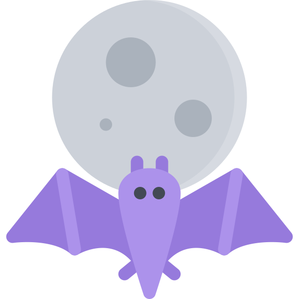 Bat Moon Svg File