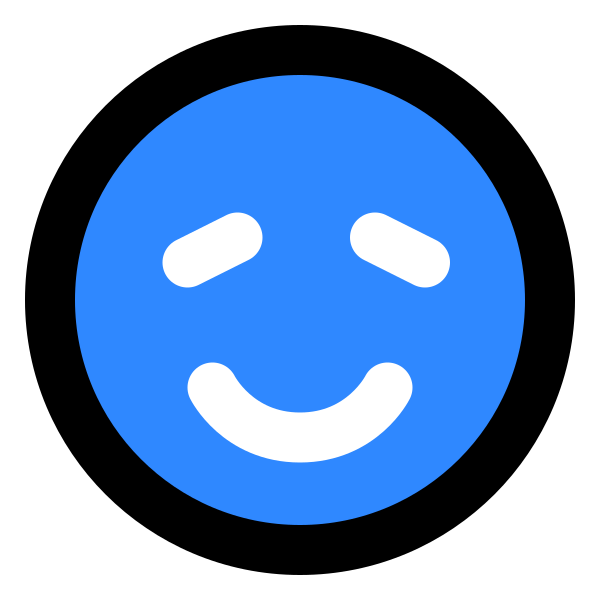 Sly Face Whit Smile SVG File Svg File