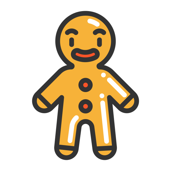 姜饼人GingerbreadMan Svg File