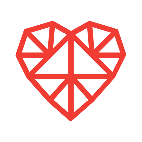 Geometric Heart Hearts 7 Svg File
