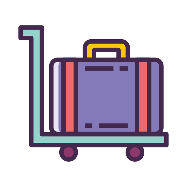 LuggageTrolley Svg File
